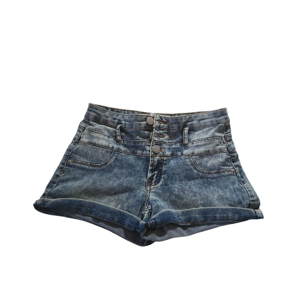 No Boundaries Denim Washed Shorts Size 5